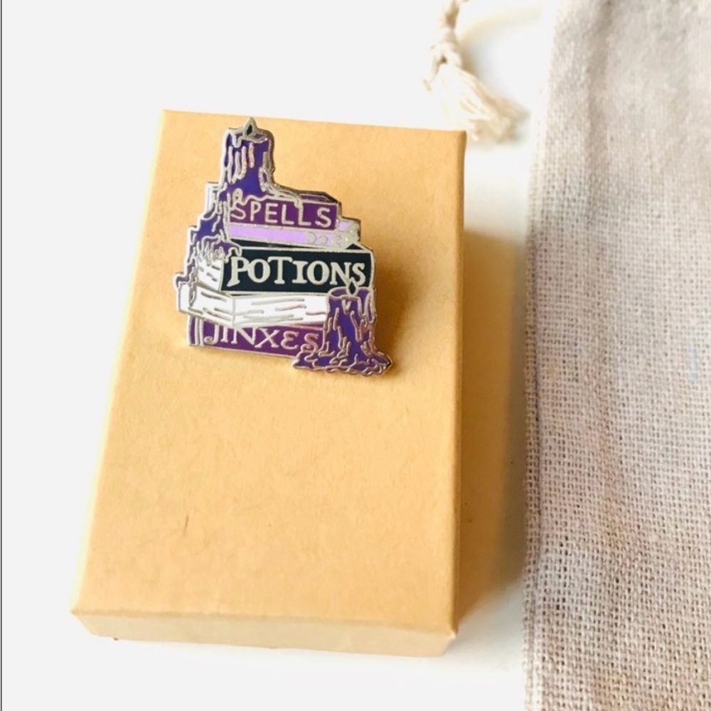 NWT Spells, Potions, Jinxes Enamel Pin